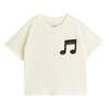 mini rodini note t-shirt offwhite