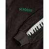 mini rodini piano terry sweatshirt black