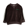 mini rodini piano terry sweatshirt black