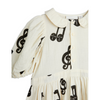 mini rodini note muslin dress white