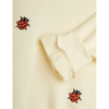 mini rodini ladybug lace sweatshirt offwhite