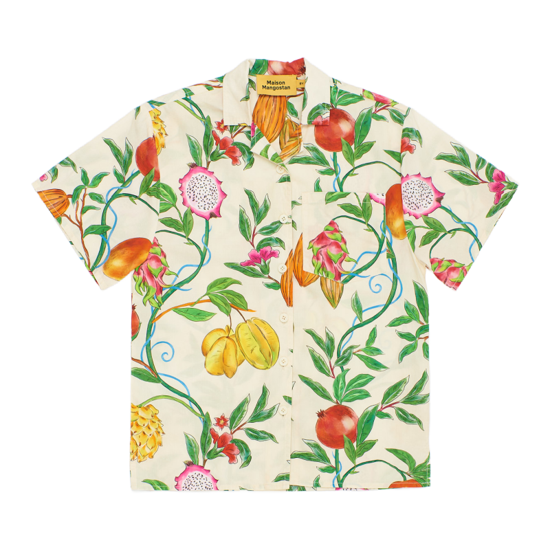 maison mangostan passion fruit shirt cloudy white