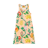 maison mangostan passion fruit dress peach