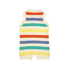 bobo choses multicolor striped knitted baby playsuit multi