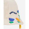 bobo choses garden party all over baby hat offwhite