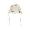 bobo choses garden party all over baby hat offwhite