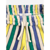 bobo choses multicolor stripes terry cloth bermuda shorts offwhite