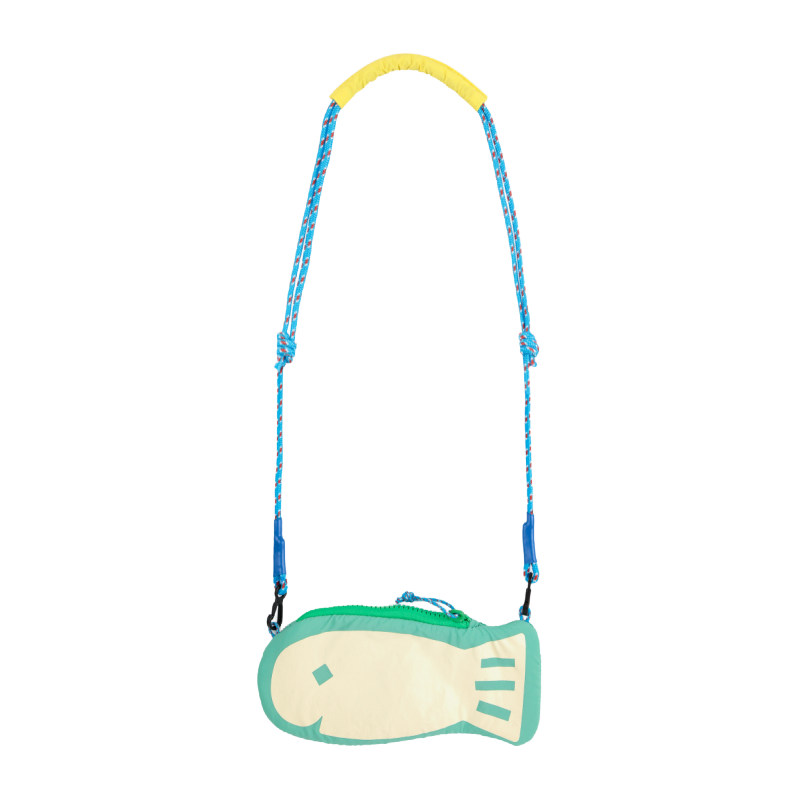 bobo choses lucky fish hand bag light green