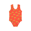 bobo choses sunflower all over baby swimsuit red