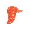 bobo choses sunflower all over baby swim cap red