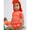 bobo choses sunflower all over baby swim cap red