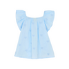 bonton aqua dream baby dress blue