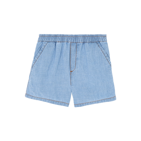 bonton lyon baby short clear chambray