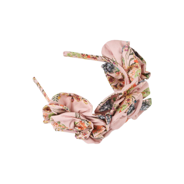 christina rohde floral hair band pale rose