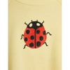 mini rodini ladybugs emb sweatshirt yellow