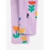 bobo choses garden party all over baby leggings lavender