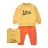 the animals observatory jackal baby sweatshirt yellow