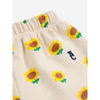 bobo choses sunflower all over baby jogging pants beige