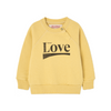 the animals observatory jackal baby sweatshirt yellow