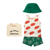 the animals observatory turtledove baby shorts green