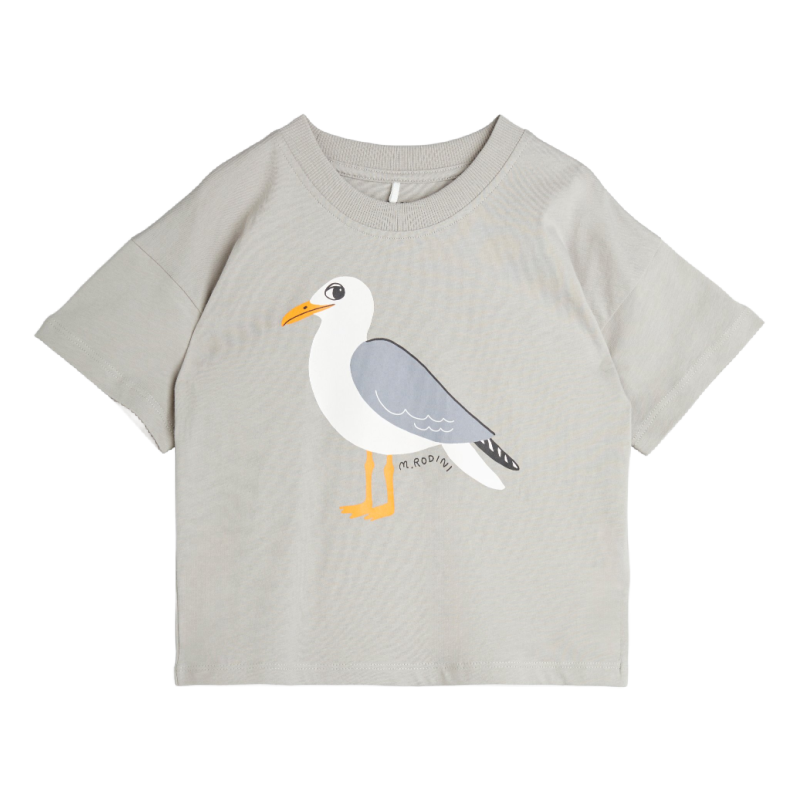 mini rodini seagull sp ss tee grey