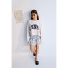 the new society eleni teen skirt hyacinth print