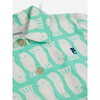 bobo choses lucky fish all over woven baby shirt light green