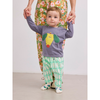 bobo choses lucky fish all over baby woven harem pants light green