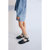 the new society niobe short mid blue denim