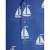 mini rodini sailing boats aop woven ss shirt blue