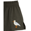 mini rodini seagull emb shorts black