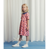 mini rodini outlined hearts aop ss dress pink