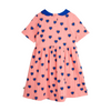 mini rodini outlined hearts aop ss dress pink