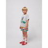 bobo choses geometric all over waffle shorts offwhite