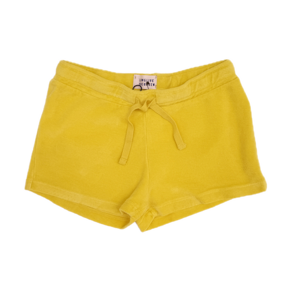 long live the queen shorts yellow