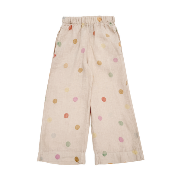 long live the queen linen pants dots