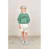 the animals observatory shark kid sweatshirt green