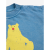 bobo choses hug me bear baby sweatshirt blue