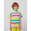 bobo choses geometric all over waffle t-shirt offwhite