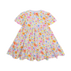 oilily doozle dress watery flowers/bright white