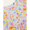 oilily doozle dress watery flowers/bright white