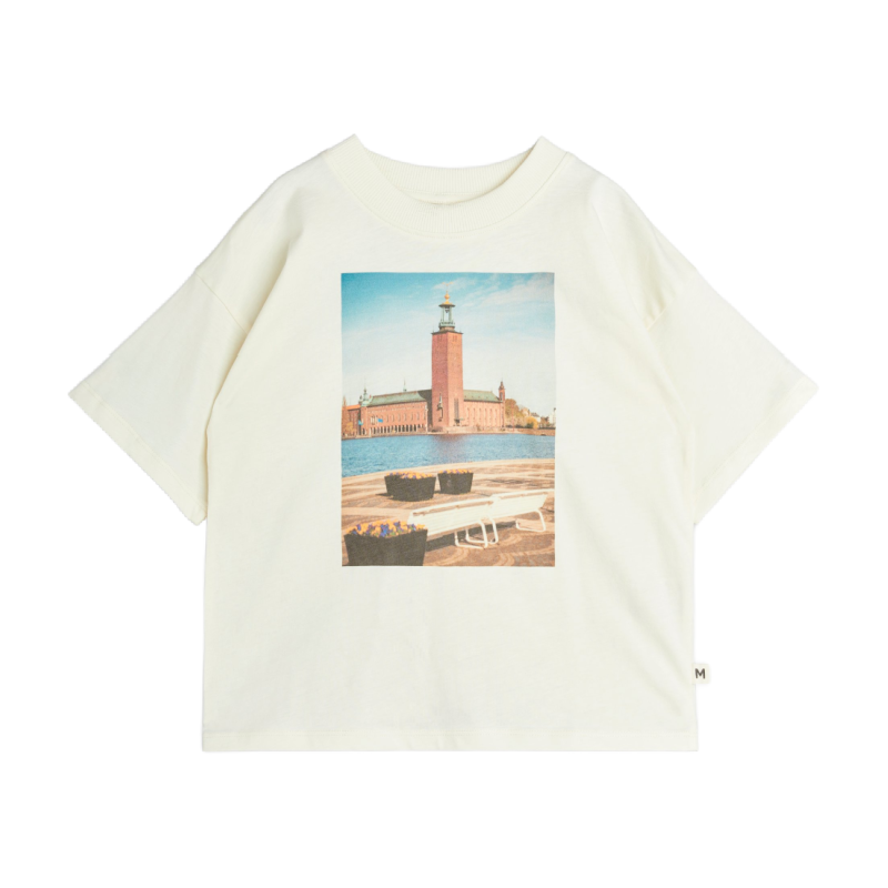 mini rodini city hall ss tee offwhite