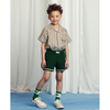 mini rodini crochet knit shorts green