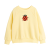 mini rodini ladybugs emb sweatshirt yellow