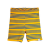 mini rodini stripe yd bike shorts orange