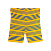 mini rodini stripe yd bike shorts orange