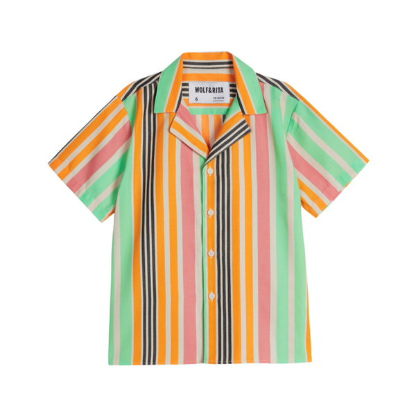 wolf & rita bruno woven shirt rainbow