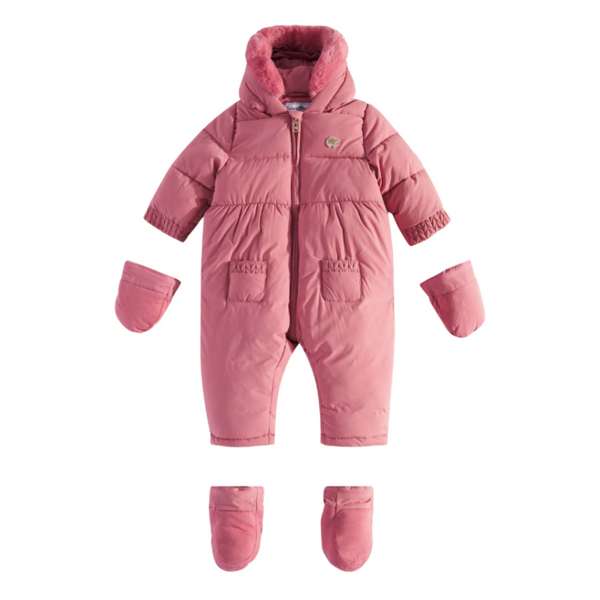 tartine et chocolat snowsuit raspberry