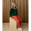 mini rodini sailor velour sweatshirt green