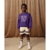 mini rodini sunday emb sweatshirt purple